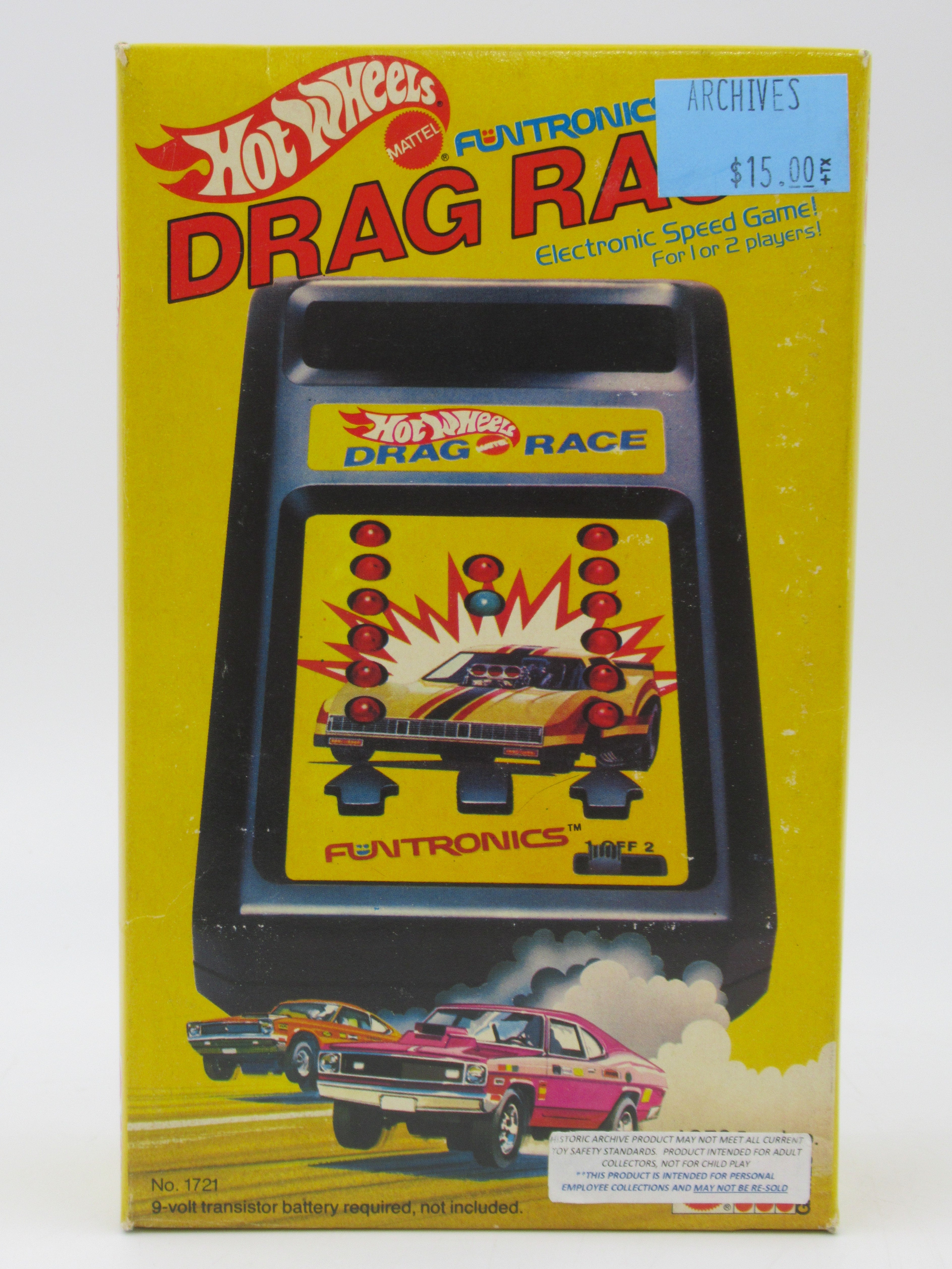 HOT WHEELS Sealed Funtronics Game - Mattel Electronics (1979) Vintage Toy